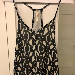 Black and white tank top